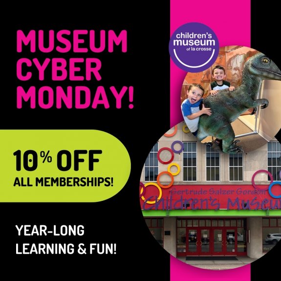 MUSEUM CYBER MONDAY!