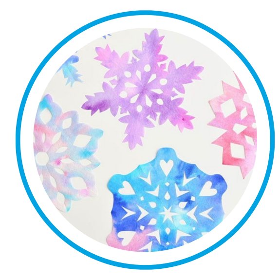 Kids Craft at The Museum - Coffee Filter Snowflakes