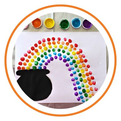 Rainbow Fingerprint Craft