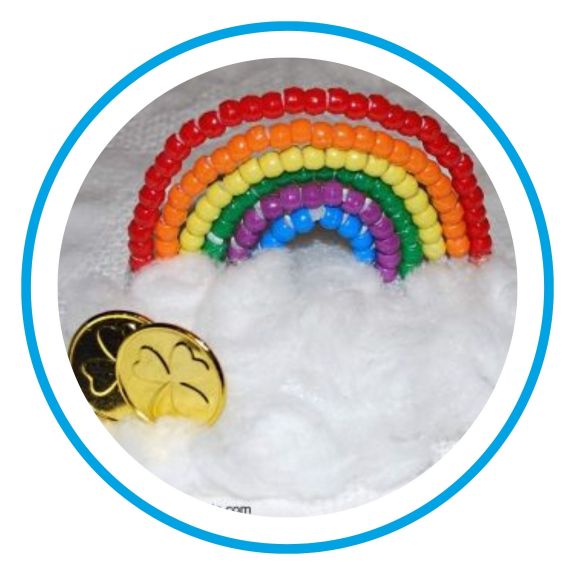 Pony Bead Rainbow Craft