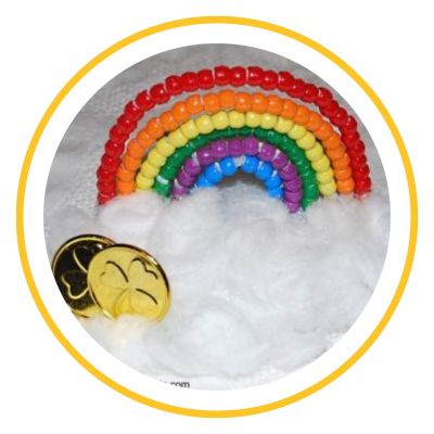 Pony Bead Rainbow Craft