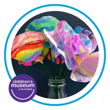 Kids Craft at The Museum - Coffee Filter Flowers