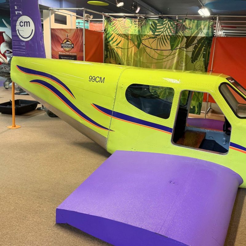 Boom Town Crane Exhibit at the Childrens Museum of La Crosse